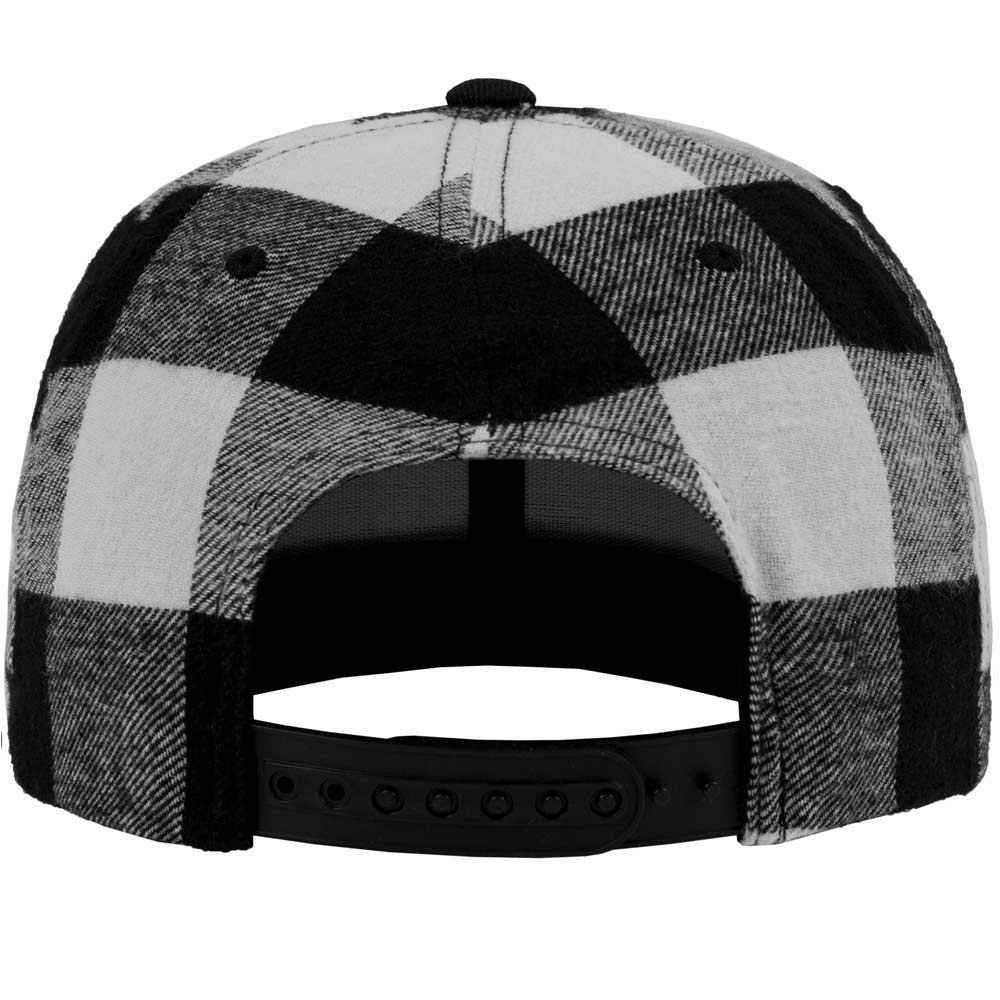 Checked Flanell Snapback Cap mit gesticktem "Rangers Logo"