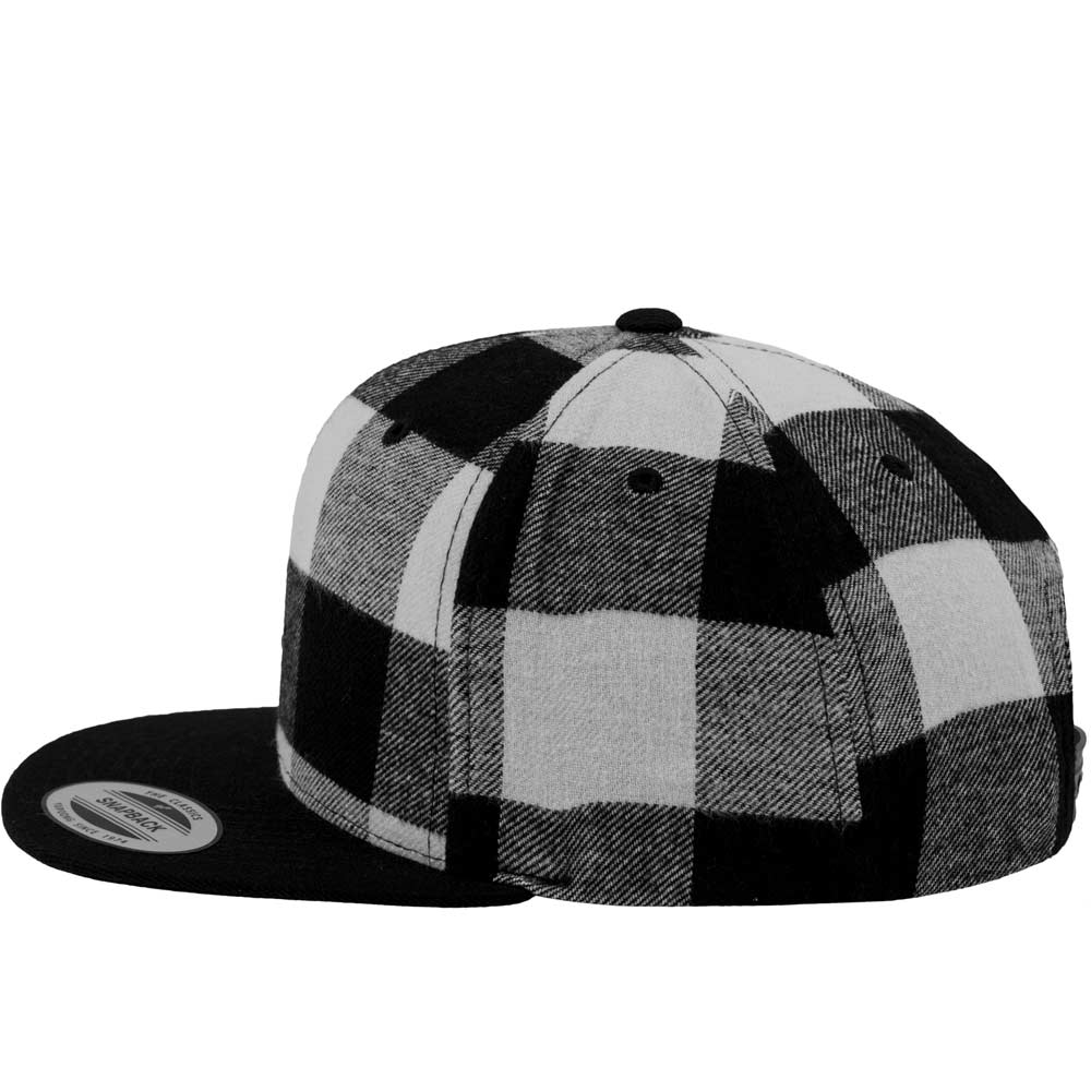 Checked Flanell Snapback Cap mit gesticktem "Rangers Logo"