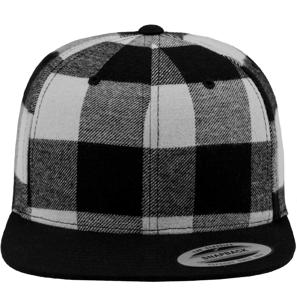 Checked Flanell Snapback Cap mit gesticktem "Rangers Logo"