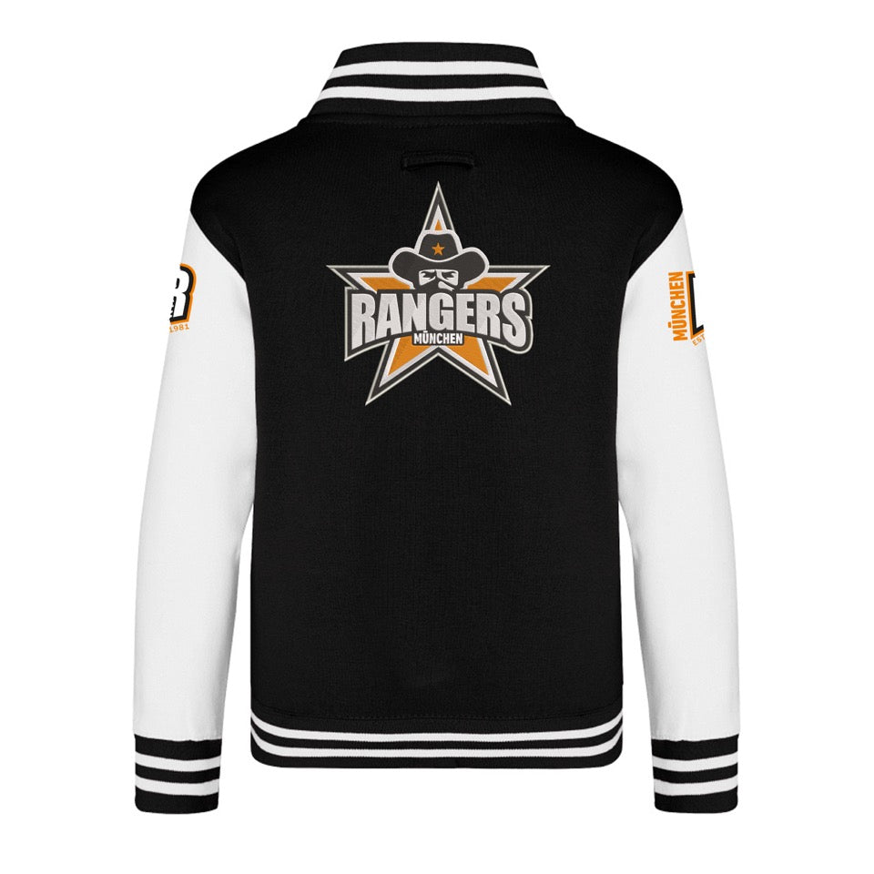 College Jacke schwarz/weiss