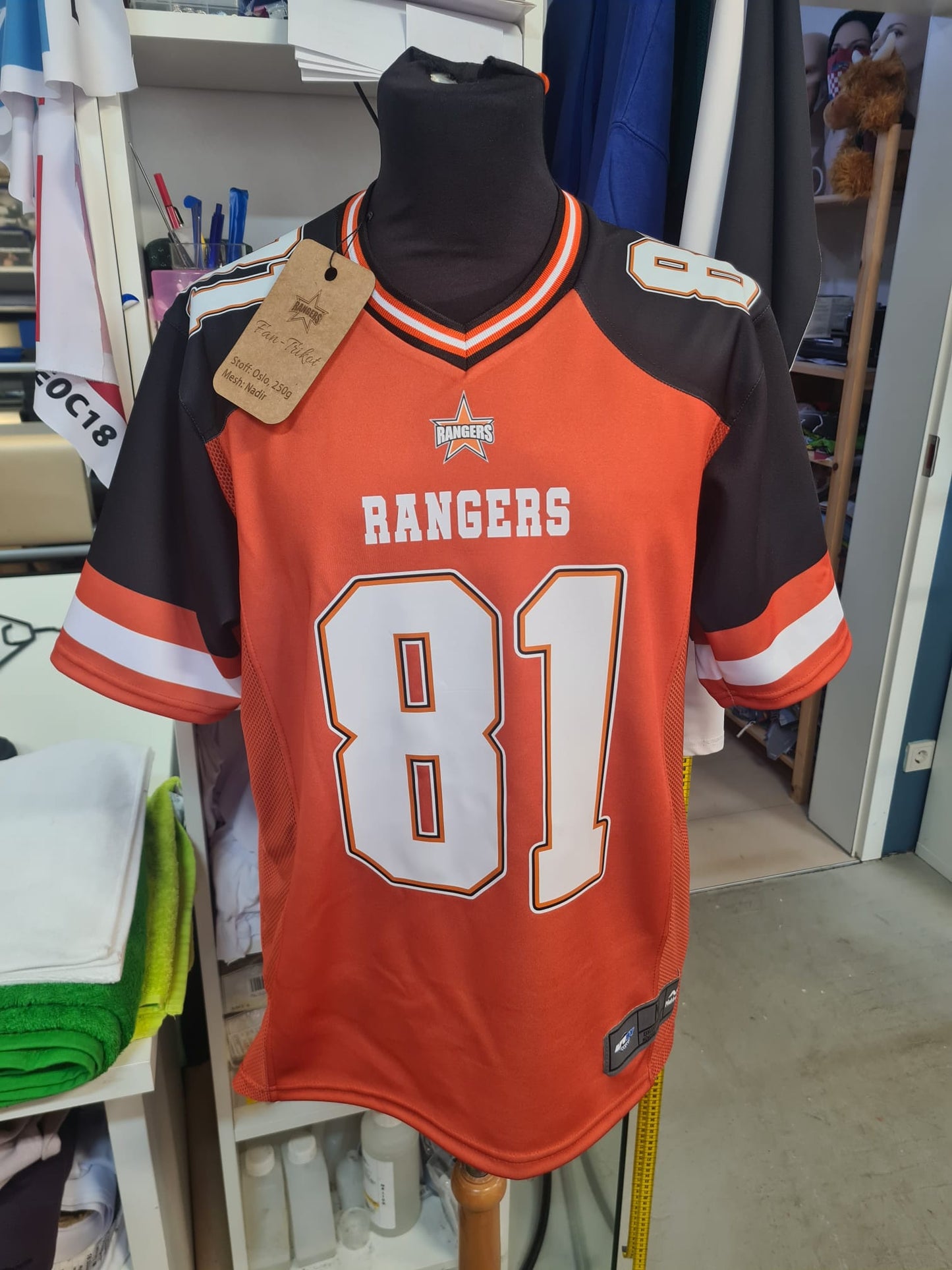 Fantrikot im klassischen NFL-Style