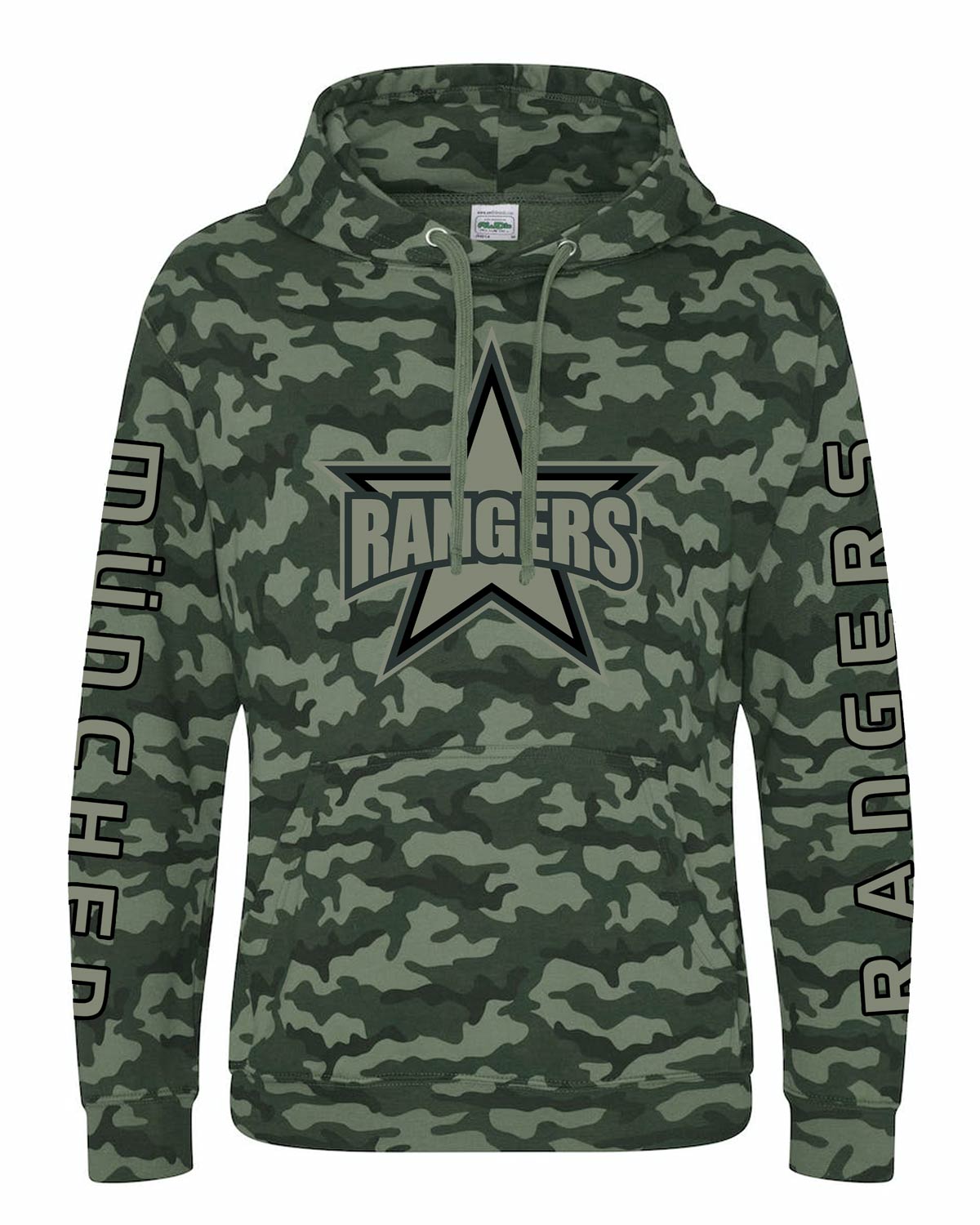 Camo Hoodie mit Logo