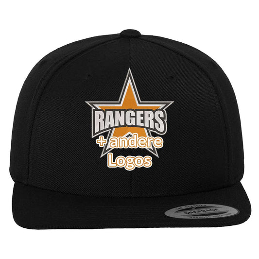 Classic Snapback schwarz mit gesticktem "Rangers Logo"