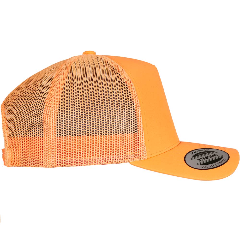 Neon Retro Trucker neon-orange mit gesticktem "Rangers Logo"